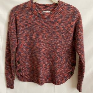 MADEWELL Sangria Space-dyed Birchmont Sweater XS Housewives of Long Island